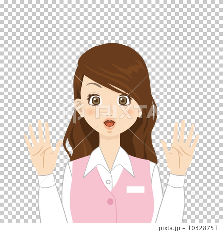 驚く女性社員 10328751