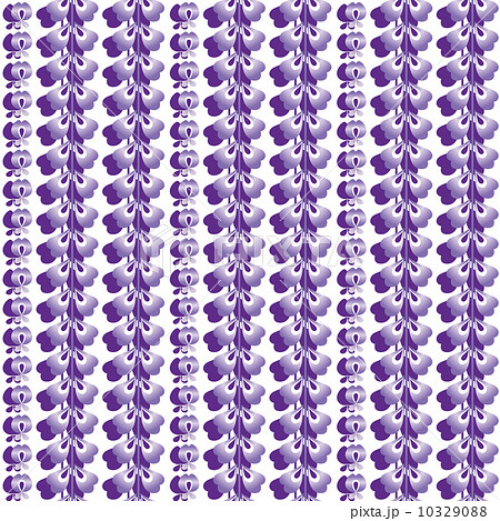 藤の花の連続模様のイラスト素材