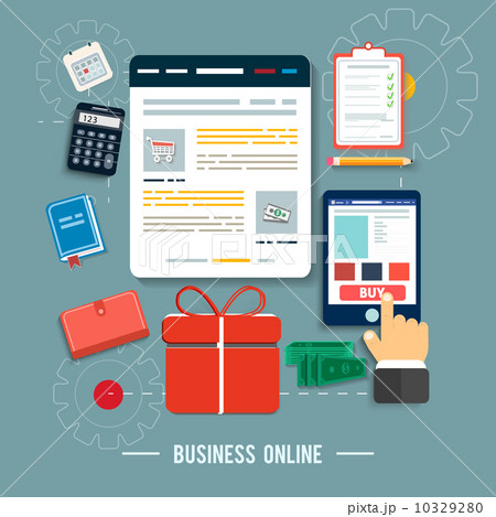Business online icons Business online icons 10329280