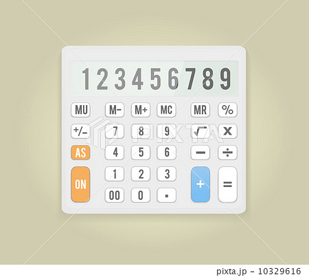 Calculator icon. Business concept with mathematics 10329616