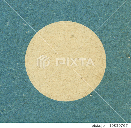 Blue round cardboard frame 10330767