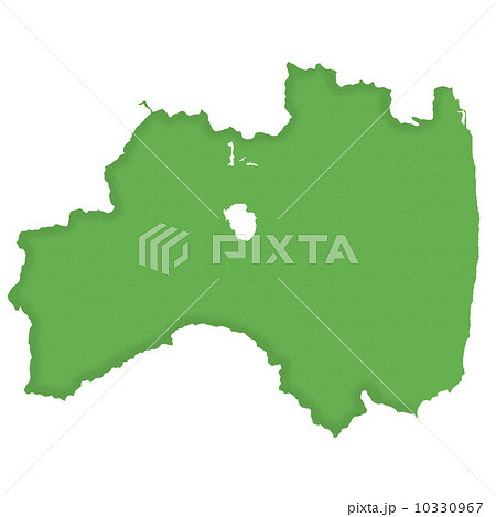 福島県地図 10330967