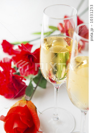シャンパンとカーネーション 10331253