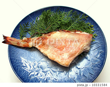 焼き魚 赤魚の粕漬焼き 赤魚鯛の写真素材