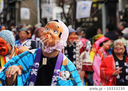 ひょっとこ踊り in 成田太鼓祭り ひょっとこ踊り in 成田太鼓祭り 10333230
