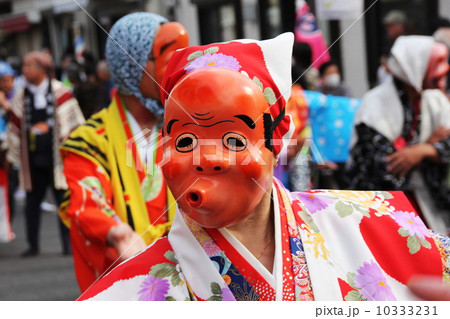 ひょっとこ踊り in 成田太鼓祭り ひょっとこ踊り in 成田太鼓祭り 10333231