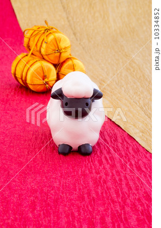 未年年賀状素材 未年年賀状素材 10334852