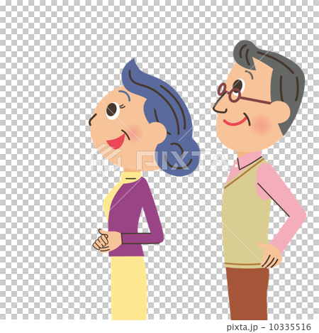 An old couple looking up at the sky 10335516