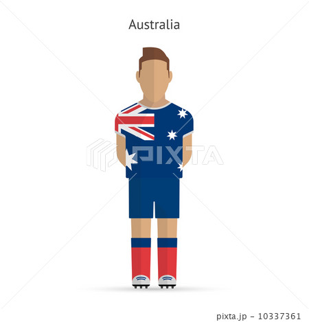 Australia football player. Soccer uniform. 10337361