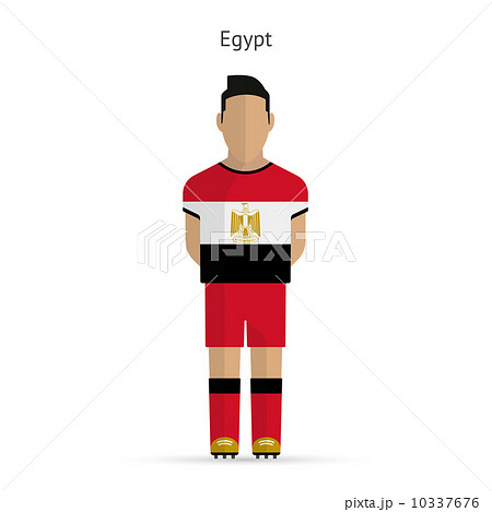 Egypt football player. Soccer uniform. Egypt football player. Soccer uniform. 10337676