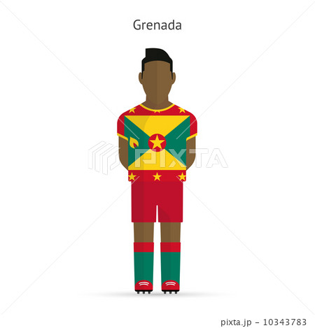 Grenada football player. Soccer uniform. 10343783