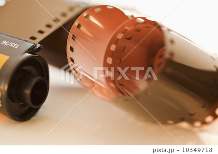 Studio shot of exposed film 10349718