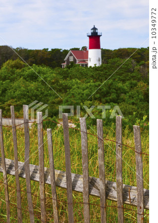Fence in front of lighthouse 10349772