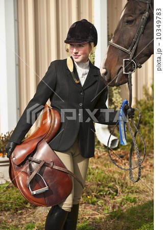 Woman with horse Woman with horse 10349783