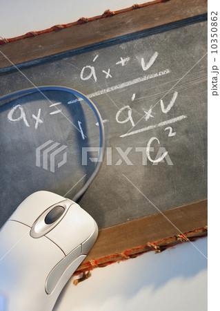 Computer mouse and chalkboard 10350862