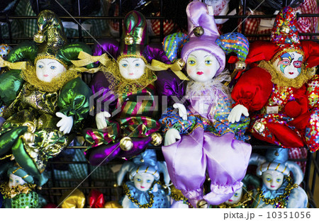 Display of mardi grass dolls 10351056