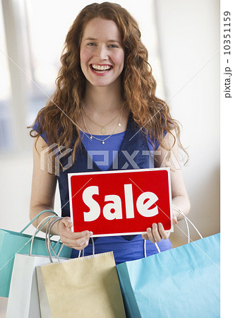 Woman on a shopping spree Woman on a shopping spree 10351159
