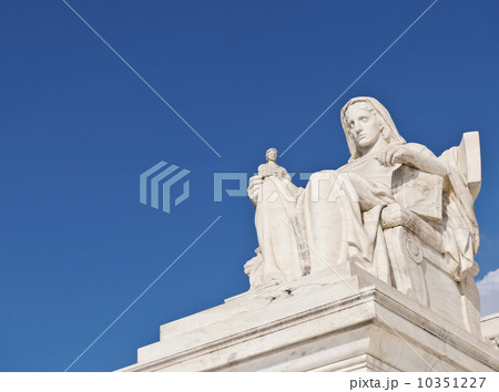 Contemplation of justice statue 10351227