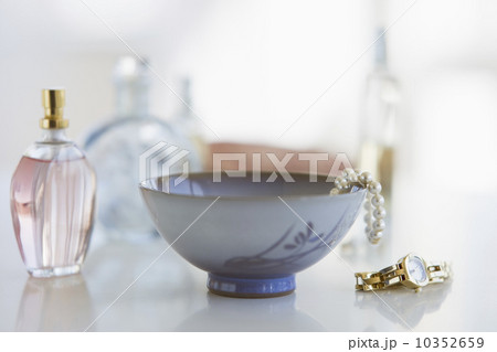 Woman's items on dresser Woman's items on dresser 10352659