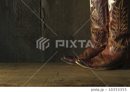 Pair of cowboy shoes Pair of cowboy shoes 10353355