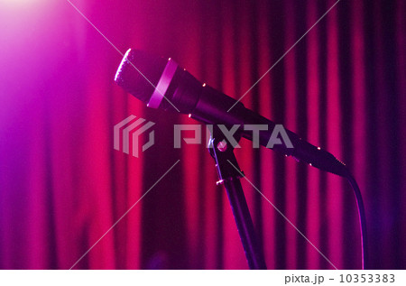 Microphone on stage 10353383