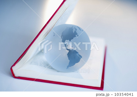 Globe inside a book 10354041