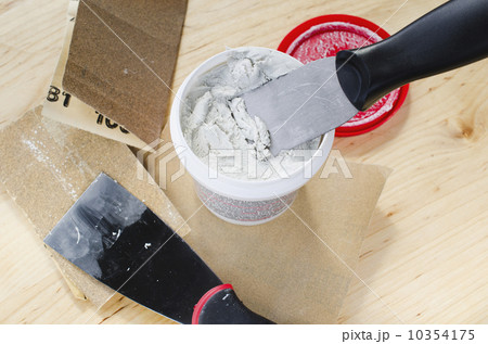 Spackle and plaster, studio shot 10354175