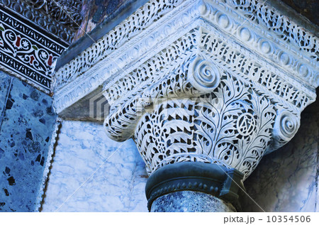 Turkey, Istanbul, Haghia Sophia Mosque column 10354506