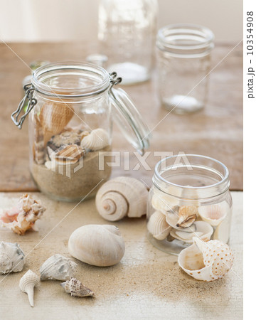 Jars of seashells Jars of seashells 10354908