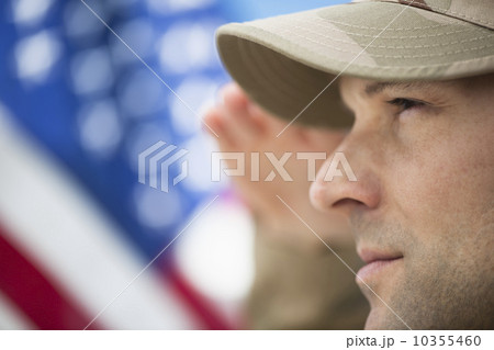 Profile of US army soldier Profile of US army soldier 10355460