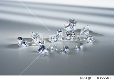 Studio shot of diamonds 10355561