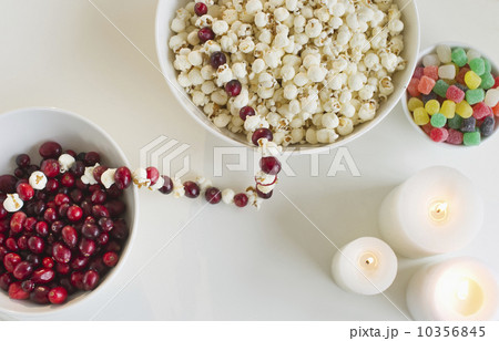 Christmas sweet food and candles 10356845