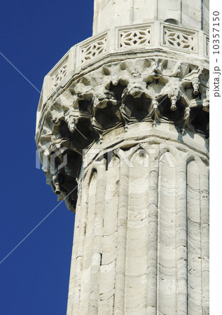 Turkey, Istanbul, Minaret of Blue Mosque 10357150