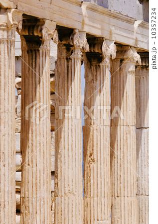 Greece, Athens, Acropolis, Ionic columns of Erechtheum Greece, Athens, Acropolis, Ionic columns of Erechtheum 10357234