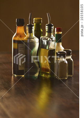 Variety of spices on table Variety of spices on table 10358105