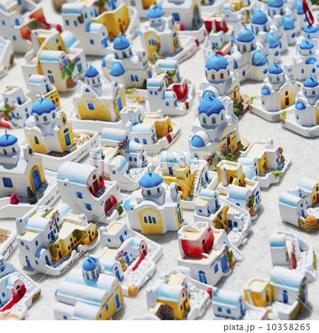 Greece, Cyclades Islands, Santorini, Oia, Church souvenirs 10358265