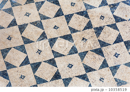 Turkey, Ephesus, Private house floor mosaic pattern Turkey, Ephesus, Private house floor mosaic pattern 10358519
