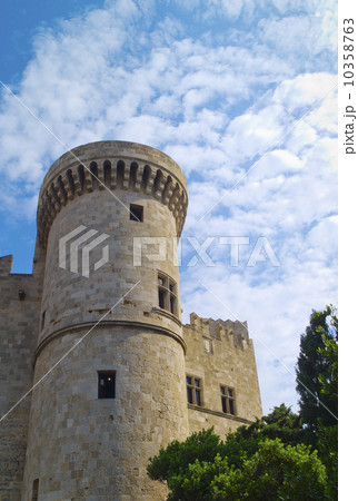 Greece, Rhodes, Medieval fortified wall 10358763