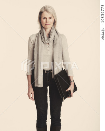 Studio portrait of senior businesswoman Studio portrait of senior businesswoman 10359773