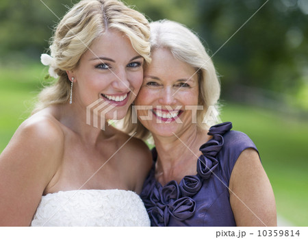 Portrait of bride with mother Portrait of bride with mother 10359814