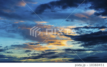 Cloudscape at sunset 10360451
