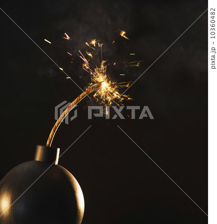 Old-fashioned explosive device ready to go off 10360482