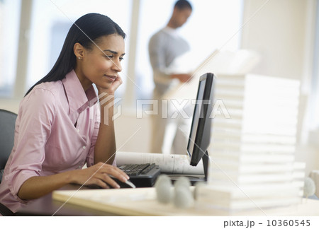 Female architect in office 10360545