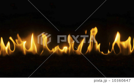 Flames on black background 10360647