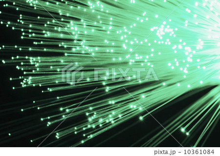 Fiber optic glowing, studio shot 10361084