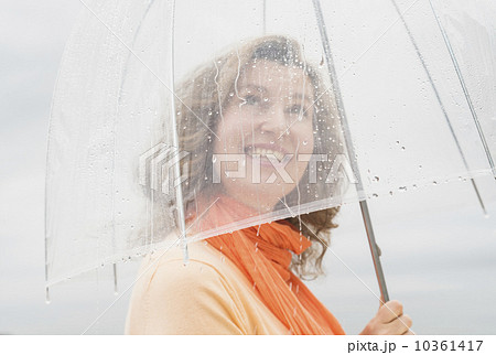 Woman with umbrella 10361417