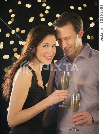 Couple celebrating new year's eve Couple celebrating new year's eve 10361993