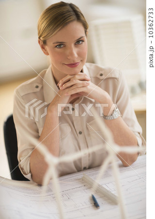 Architect working in firm dealing with wind power 10362733