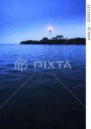 Remote coastline with lighthouse Remote coastline with lighthouse 10363135