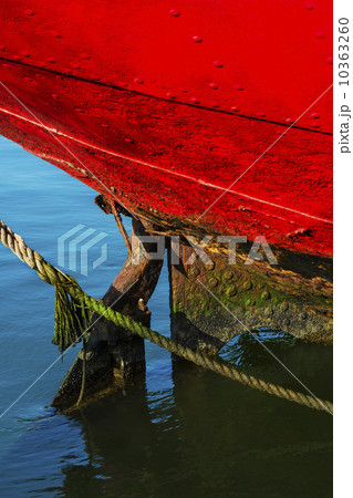 Detail of red tugboat 10363260
